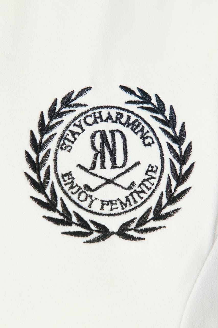 【一部店舗・WEB限定】【RIENDA GOLF】バックリボンペプラムトップス WHT M