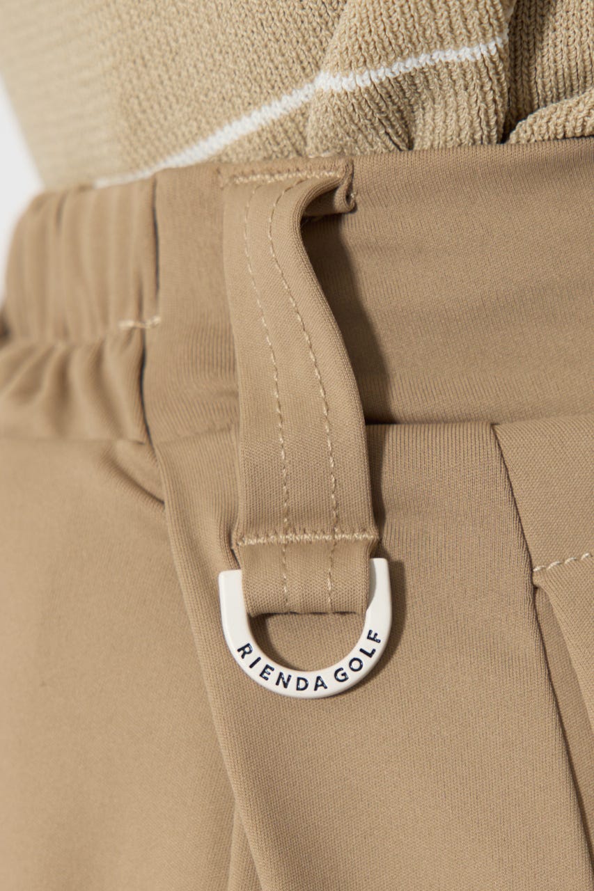 【一部店舗・WEB限定】【RIENDA GOLF】ラインプリーツフレアスカート BEG S