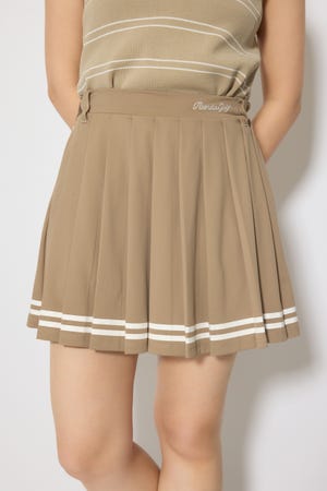 【一部店舗・WEB限定】【RIENDA GOLF】ラインプリーツフレアスカート