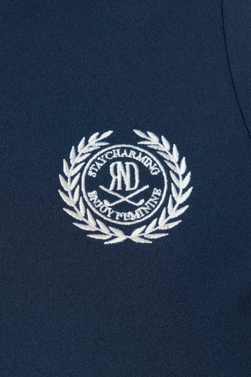 【一部店舗・WEB限定】【RIENDA GOLF】セーラーカラーカットワンピース NVY S