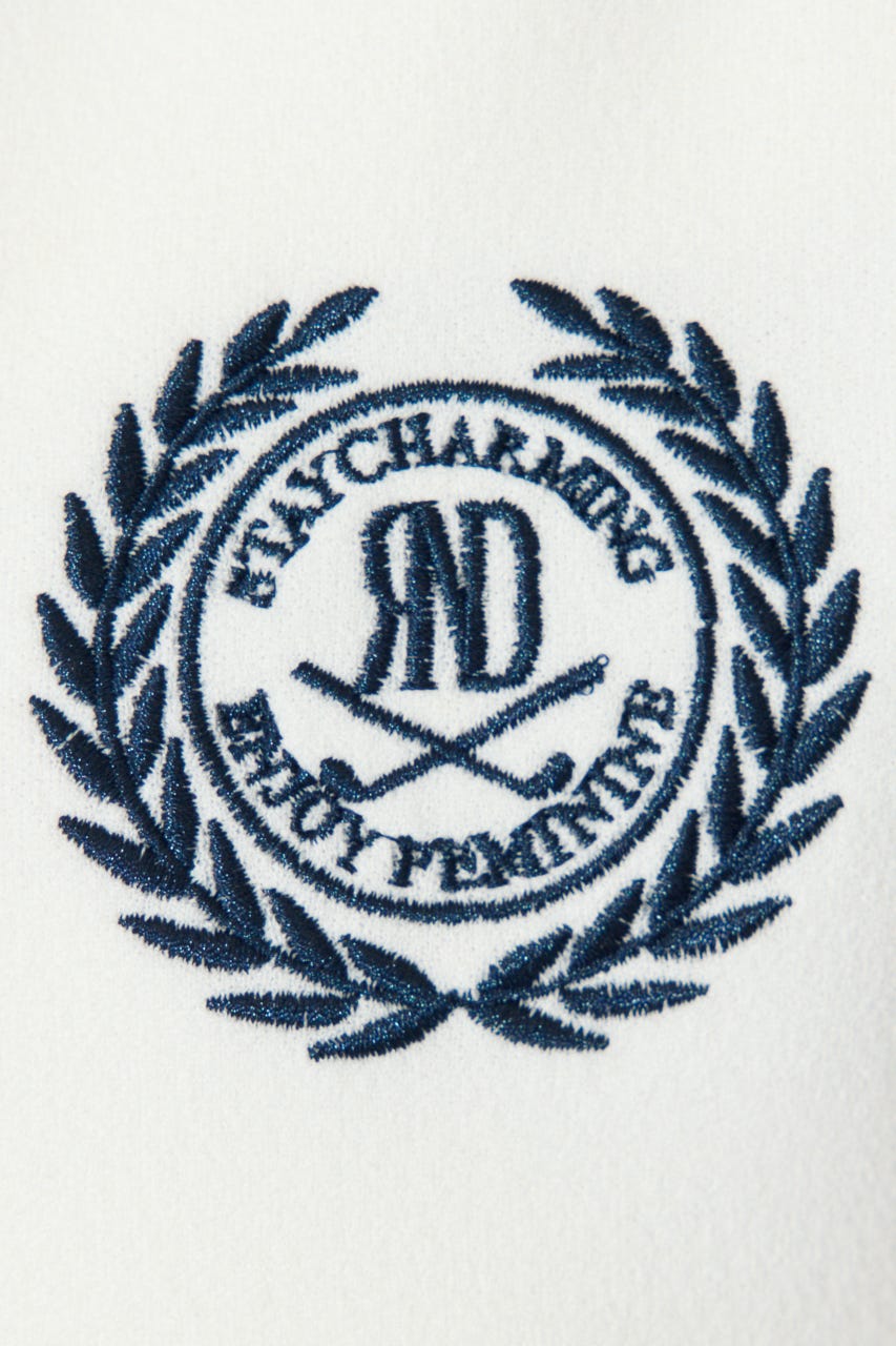 【一部店舗・WEB限定】【RIENDA GOLF】セーラーカラーカットワンピース WHT M