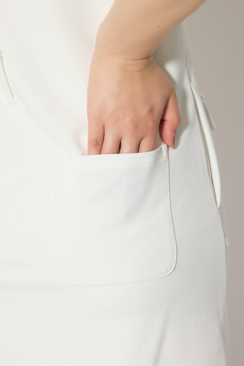 【一部店舗・WEB限定】【RIENDA GOLF】セーラーカラーカットワンピース WHT M