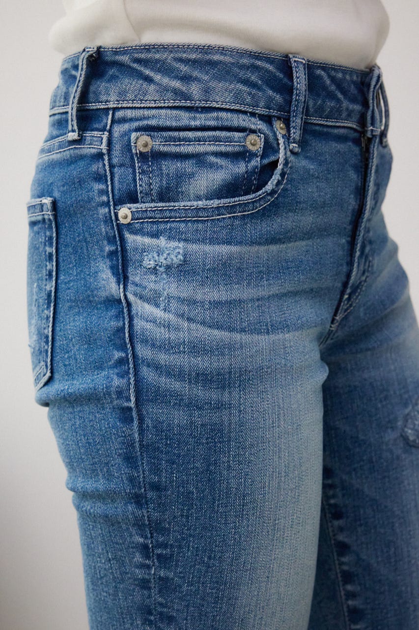 AZUL DENIM リペアスキニーデニム BLU L