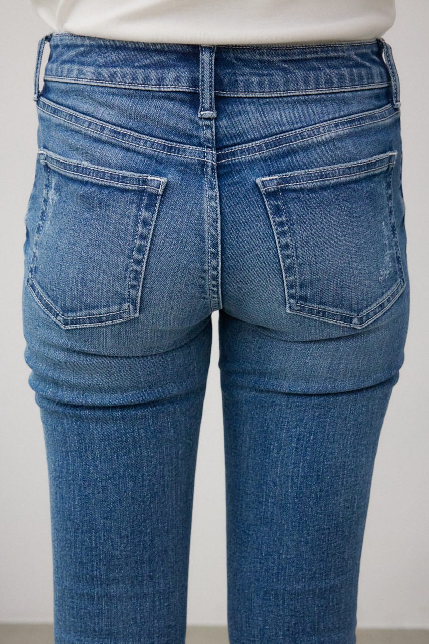 AZUL DENIM リペアスキニーデニム BLU L