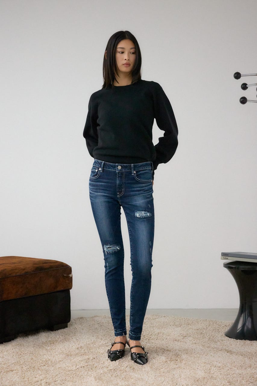 AZUL BY MOUSSY | AZUL DENIM リペアスキニーデニム (スキニー