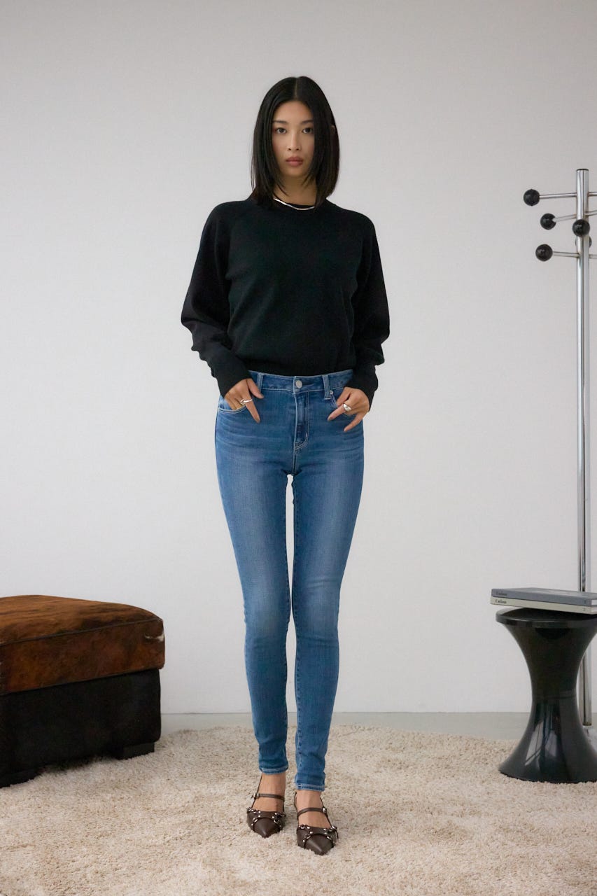 AZUL DENIM スキニーデニム BLU L