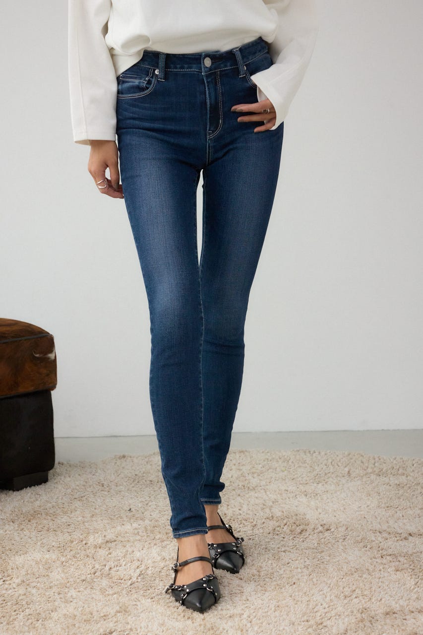 AZUL DENIM スキニーデニム D/BLU S