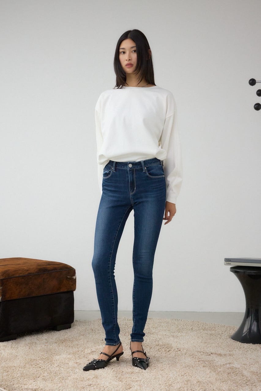 AZUL DENIM スキニーデニム D/BLU S