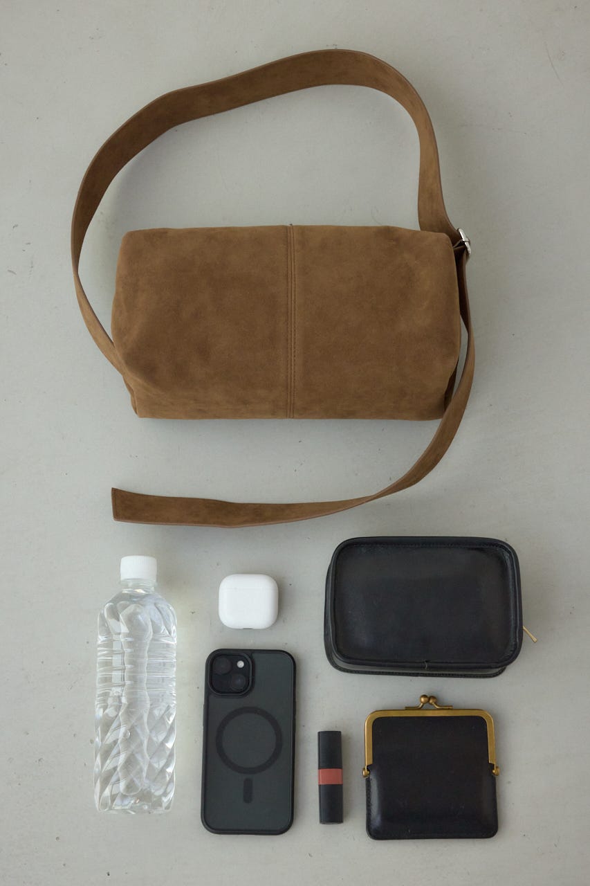 【WEB限定】スクエアショルダーバッグ BRN FREE