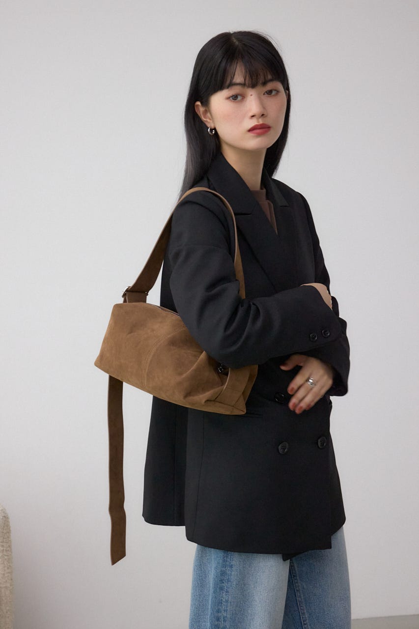 【WEB限定】スクエアショルダーバッグ BRN FREE