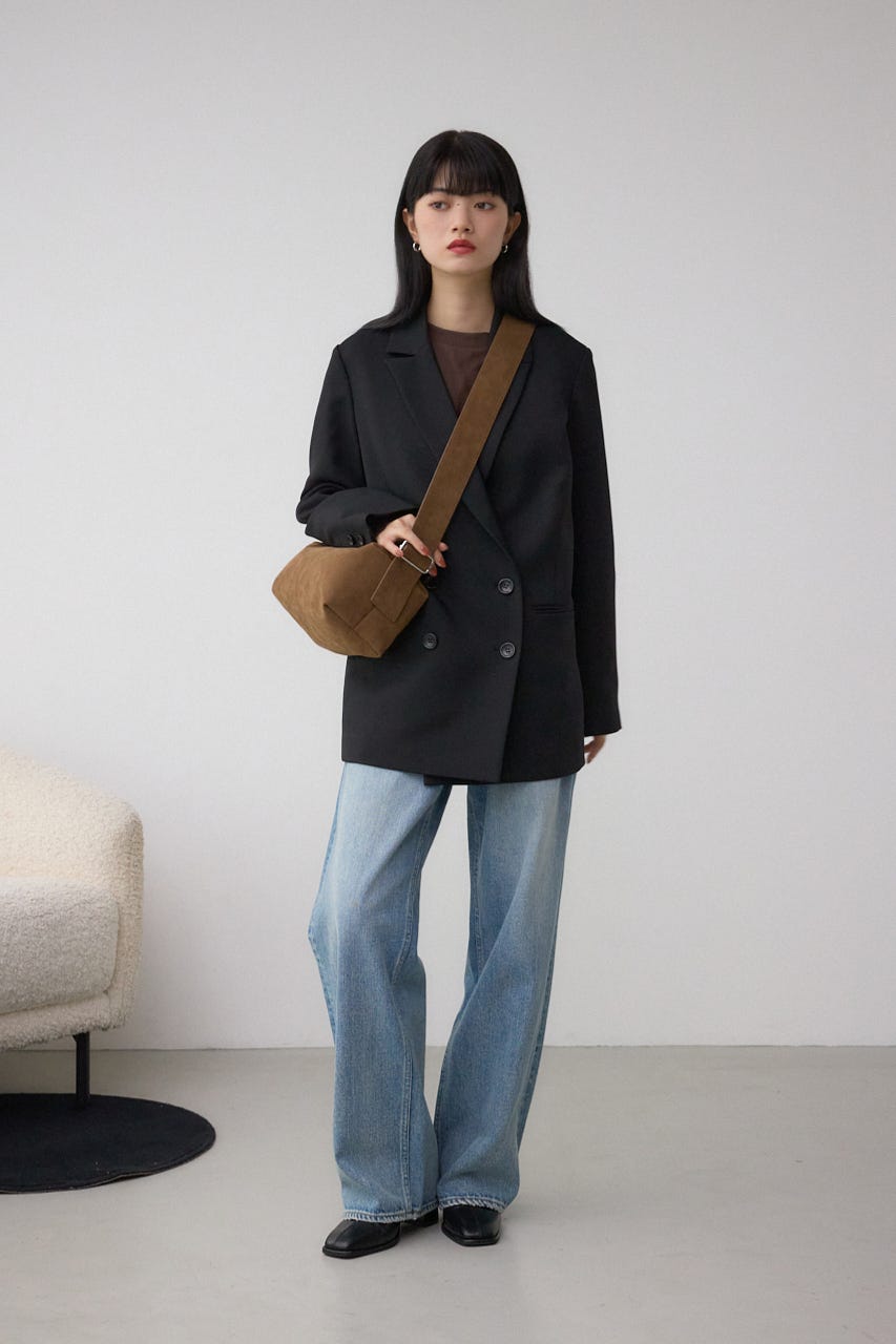 【WEB限定】スクエアショルダーバッグ BRN FREE