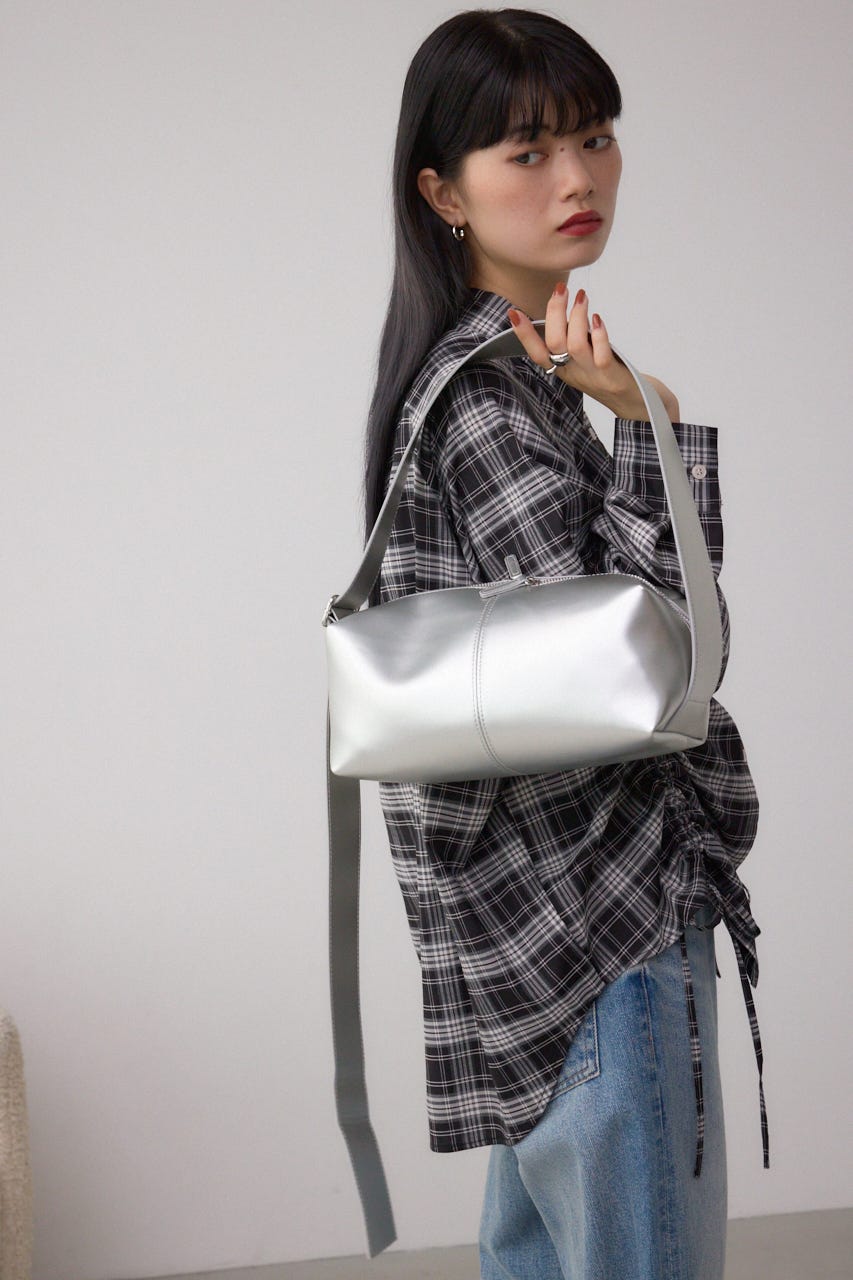 【WEB限定】スクエアショルダーバッグ SLV FREE