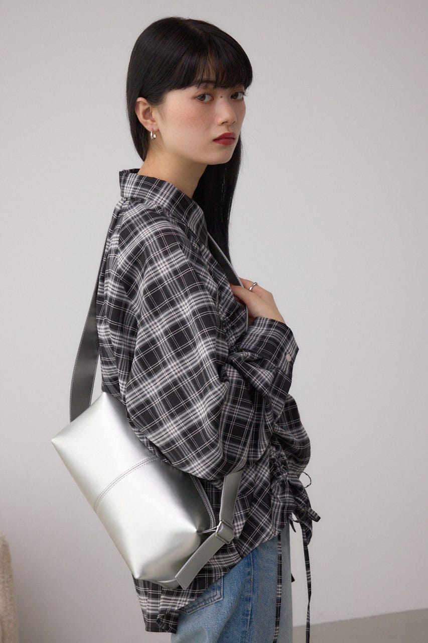 【WEB限定】スクエアショルダーバッグ SLV FREE