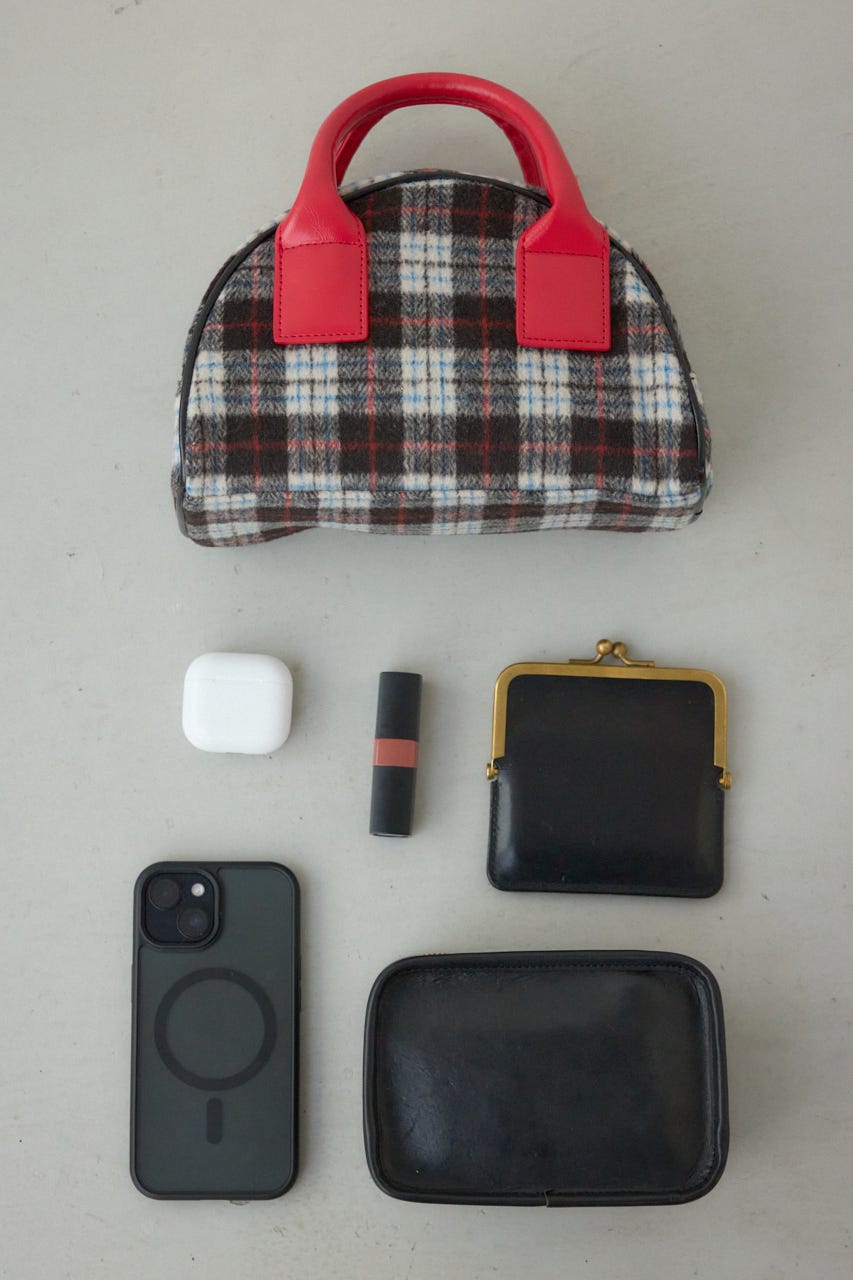 【WEB限定】マイクロミニボストンバッグ 柄BLK FREE