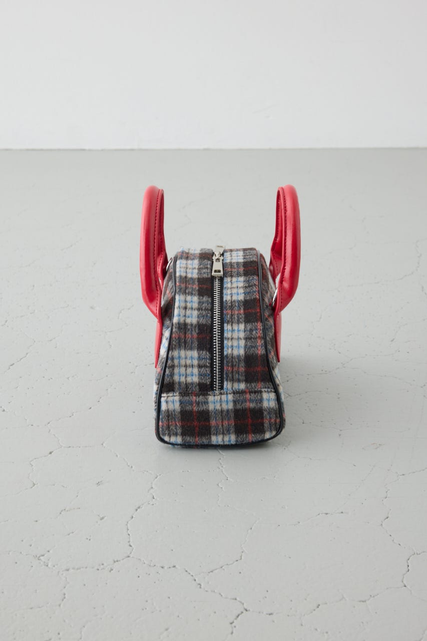 【WEB限定】マイクロミニボストンバッグ 柄BLK FREE