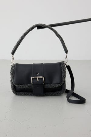 【WEB限定】フェイクムートンショルダーバッグ