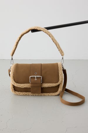 【WEB限定】フェイクムートンショルダーバッグ