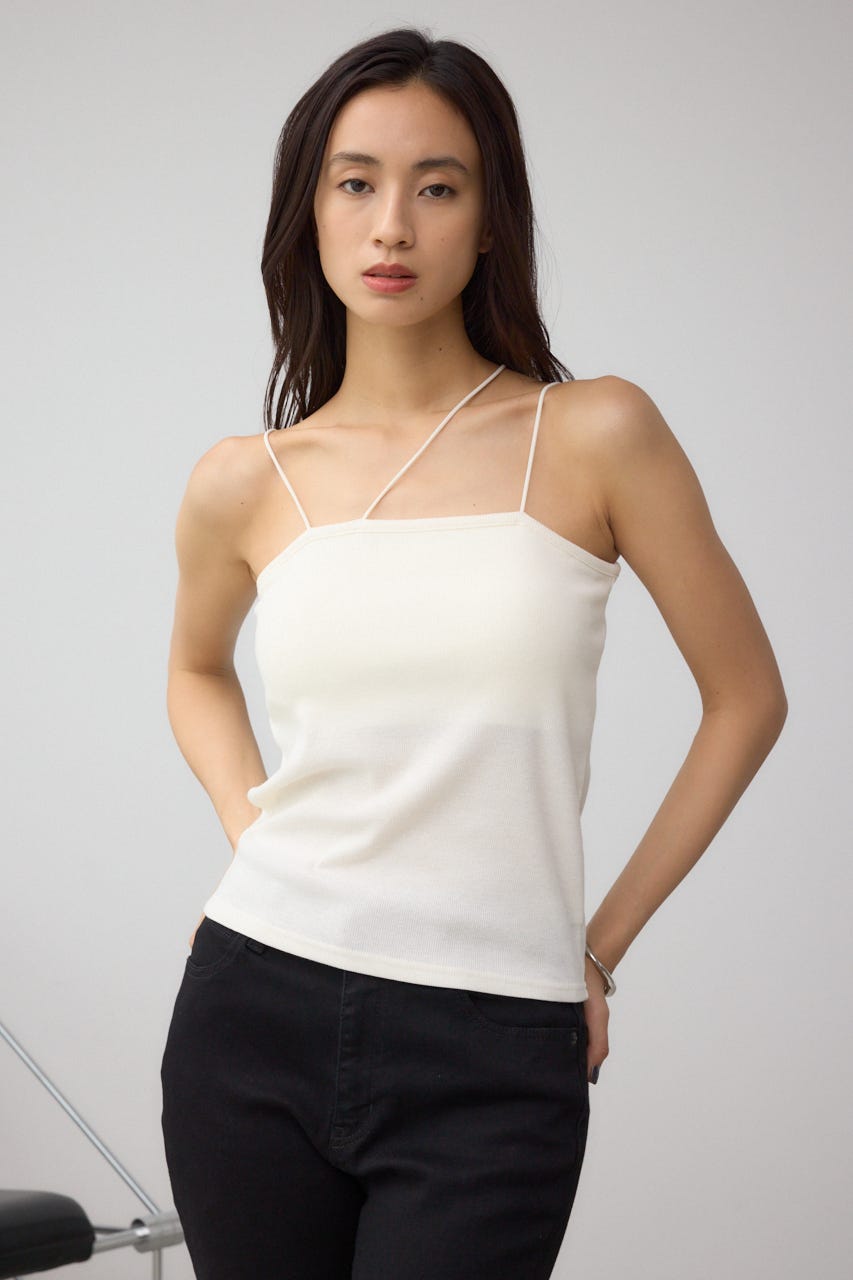 AZUL BY MOUSSY | カットリブキャミソール (キャミソール