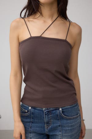 カットリブキャミソール