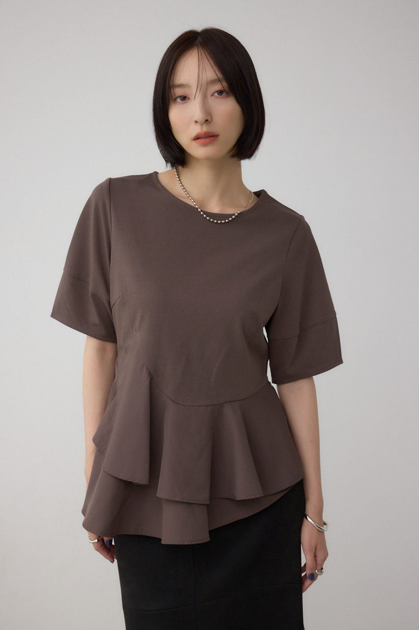 MUSE de Deuxieme Classe ポケットジップ　カットソー MUSE de Deuxieme Classe ポケットジップ カットソー