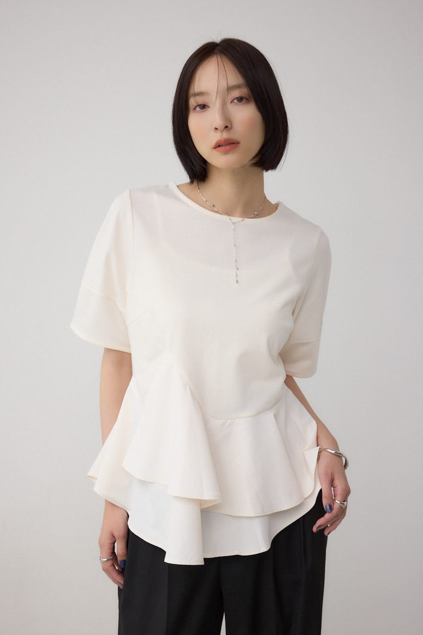 ペプラムカットフレアトップス IVOY FREE