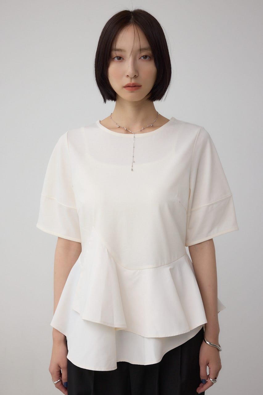 ペプラムカットフレアトップス IVOY FREE