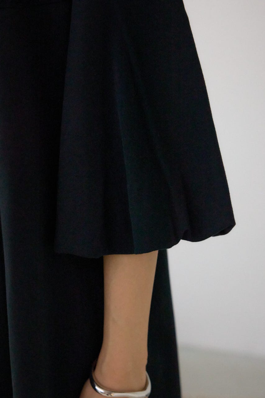 ドロストトッパーカーディガン BLK FREE