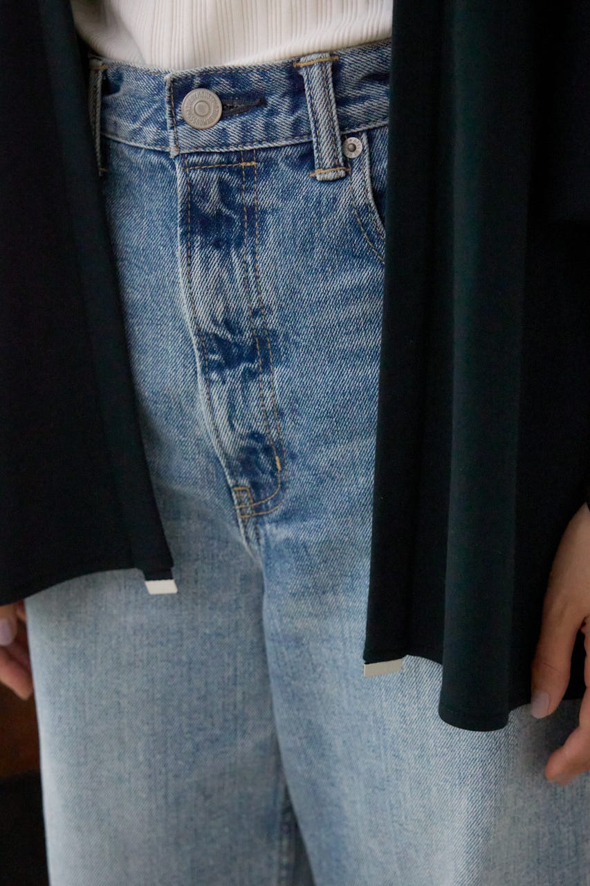 ドロストトッパーカーディガン BLK FREE