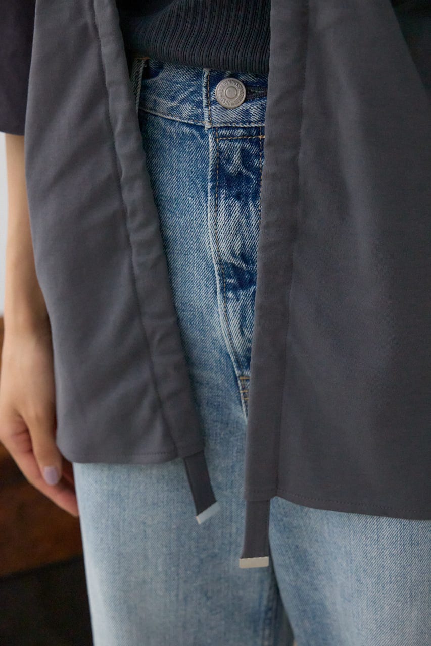 ドロストトッパーカーディガン C.GRY FREE