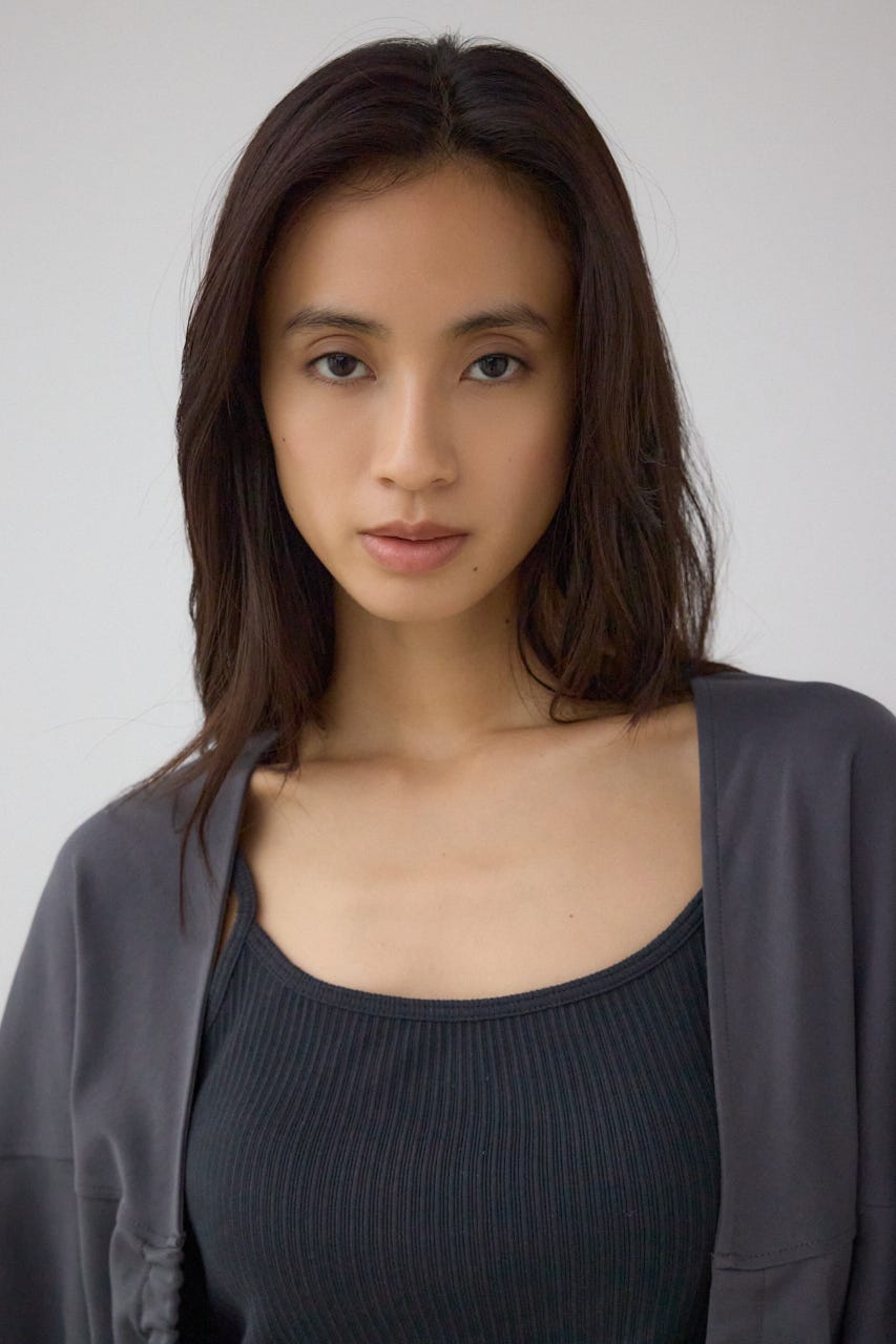 ドロストトッパーカーディガン C.GRY FREE