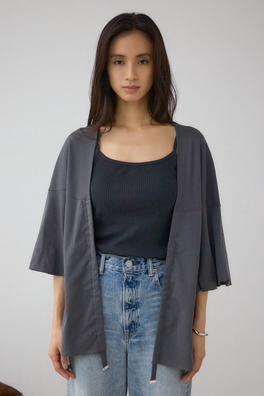 ドロストトッパーカーディガン C.GRY FREE