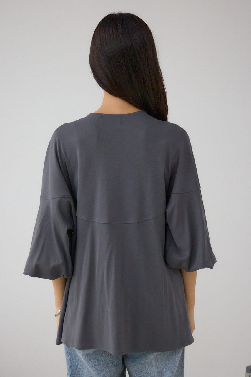 ドロストトッパーカーディガン C.GRY FREE