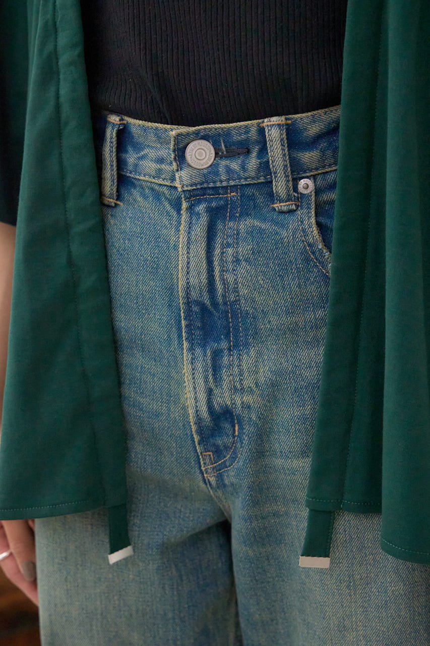 ドロストトッパーカーディガン D/GRN FREE