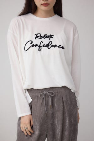 シシュウロゴロングスリーブTシャツ