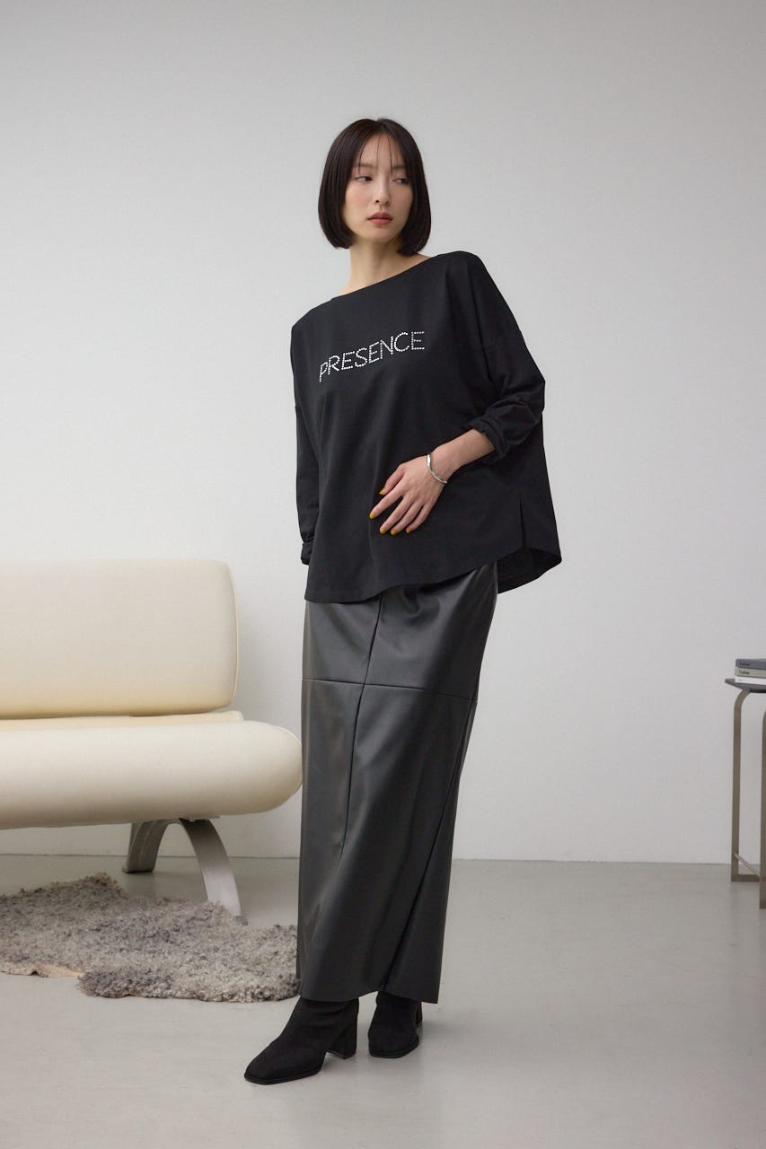 アソートプリントロングTシャツ BLK FREE