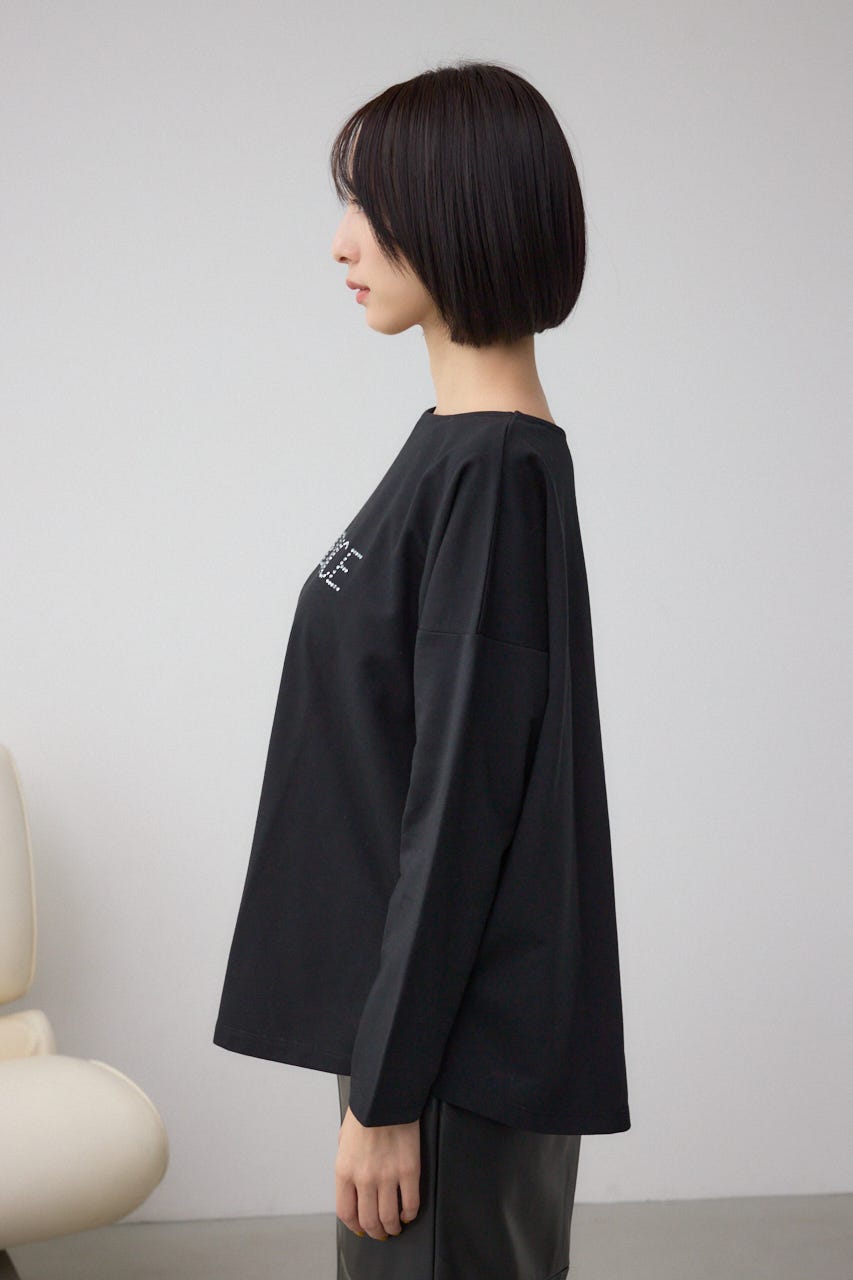 アソートプリントロングTシャツ BLK FREE