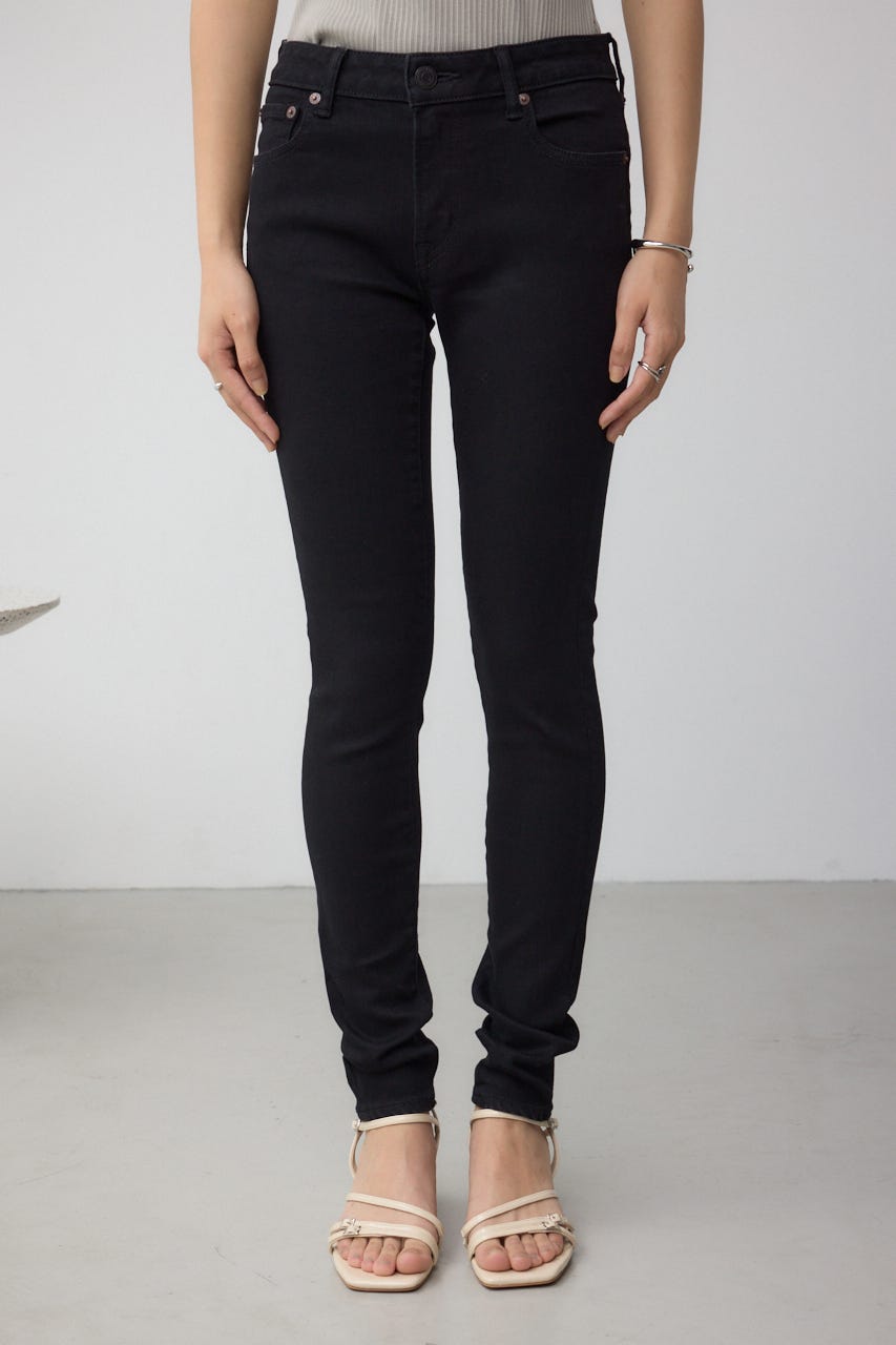 AZUL DENIM スキニーデニム BLK XXS