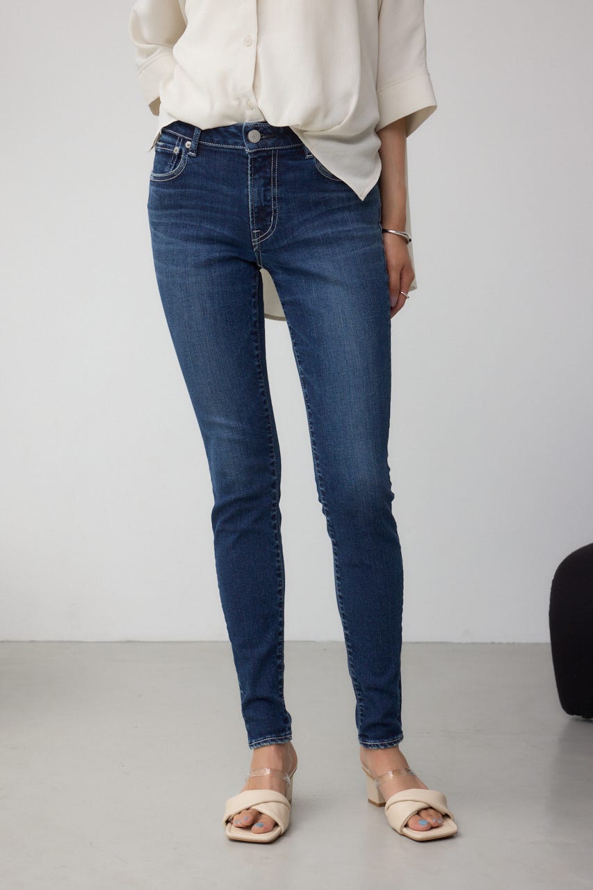 AZUL DENIM スキニーデニム D/BLU XXS