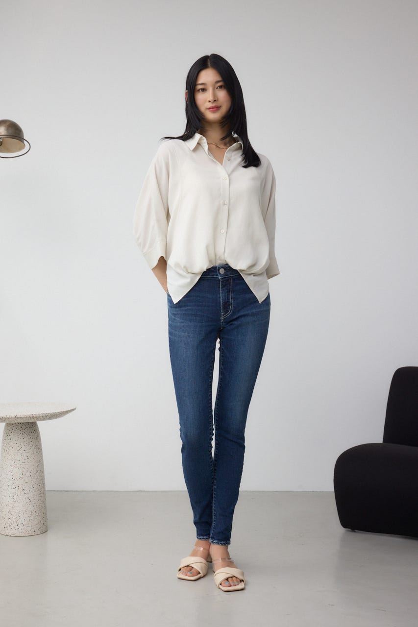 AZUL DENIM スキニーデニム D/BLU XXS