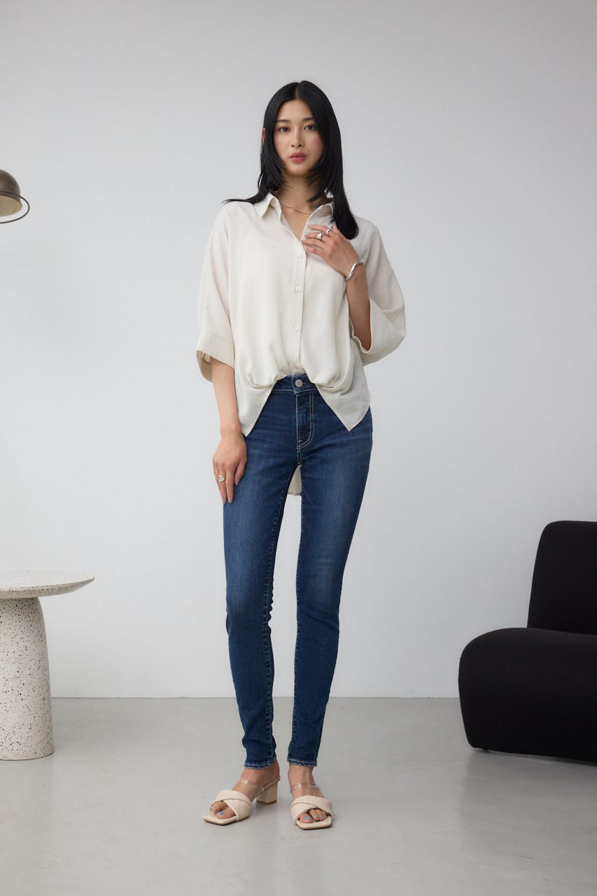 AZUL DENIM スキニーデニム D/BLU XXS