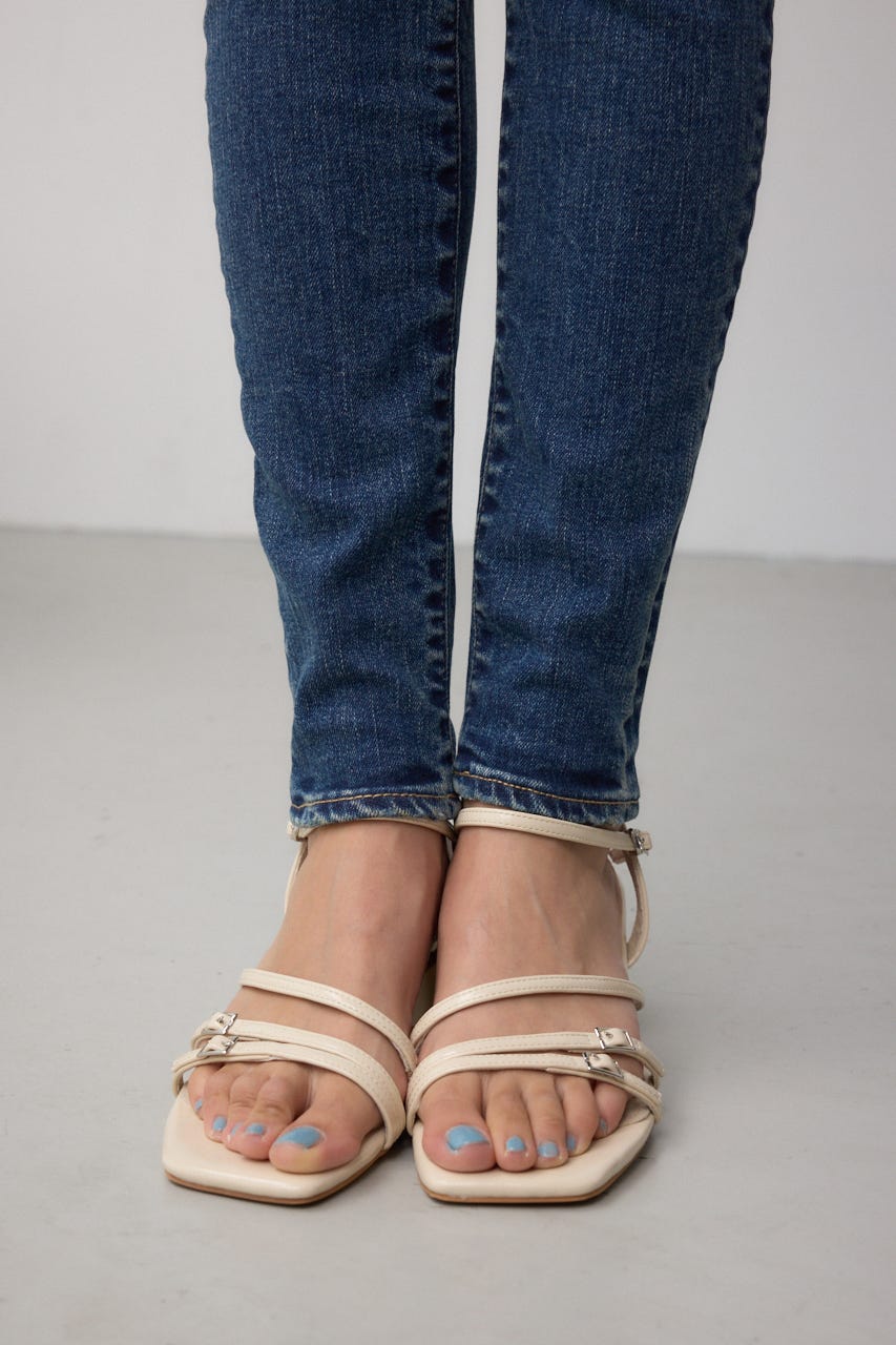 AZUL DENIM リペアスキニーデニム D/BLU S