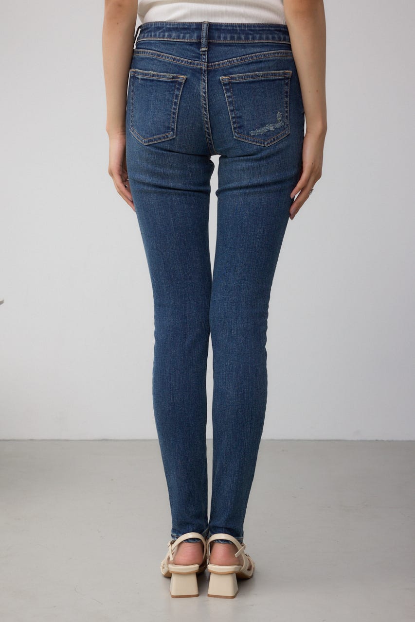AZUL DENIM リペアスキニーデニム D/BLU S