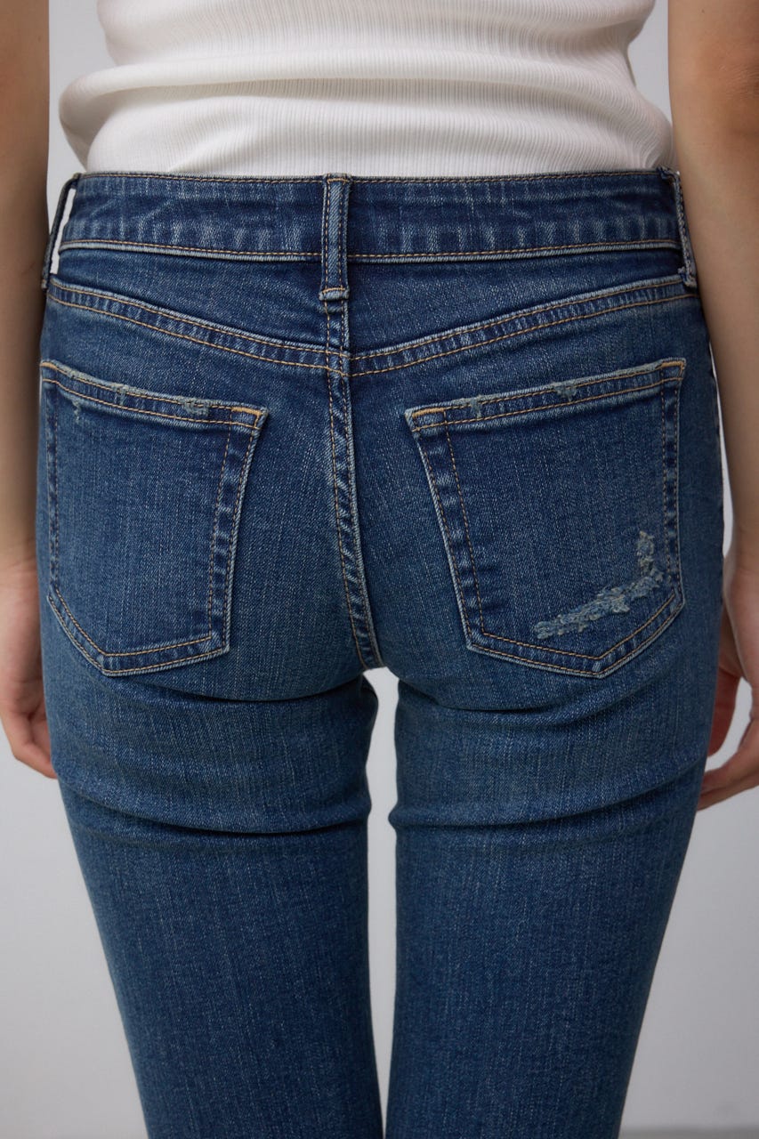 AZUL DENIM リペアスキニーデニム D/BLU S