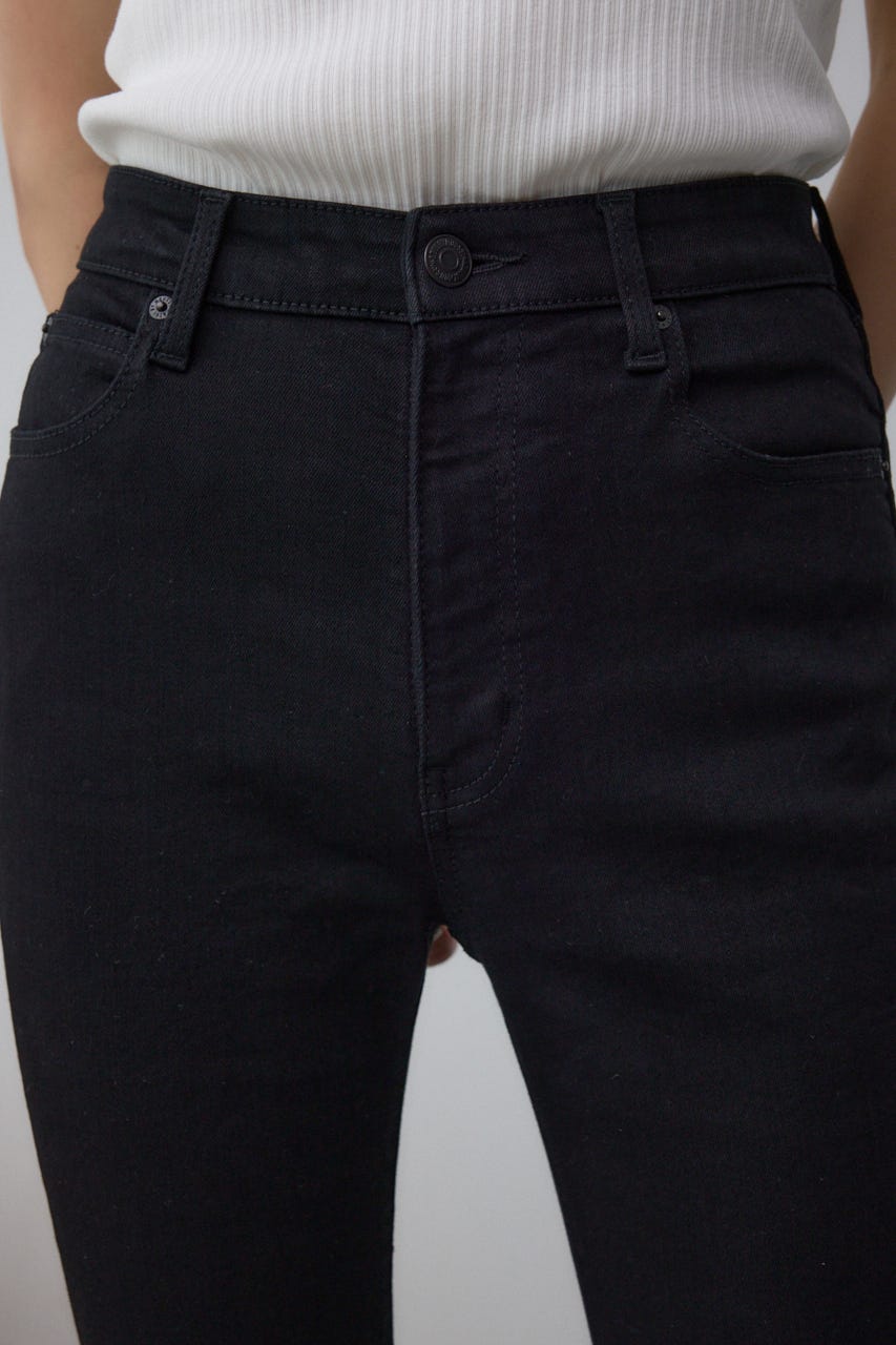 AZUL DENIM フレアデニムロング丈 BLK M