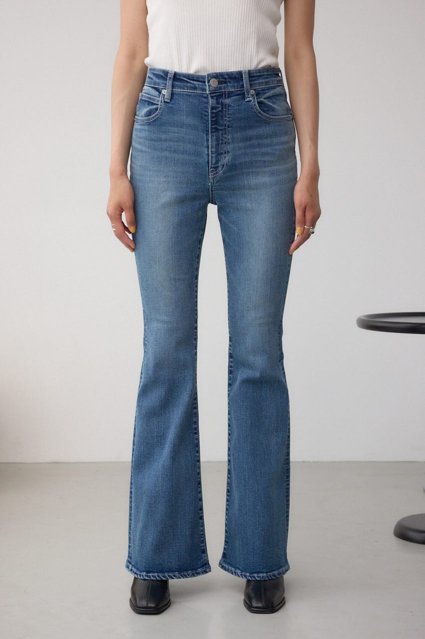 AZUL DENIM フレアデニムロング丈 BLU M