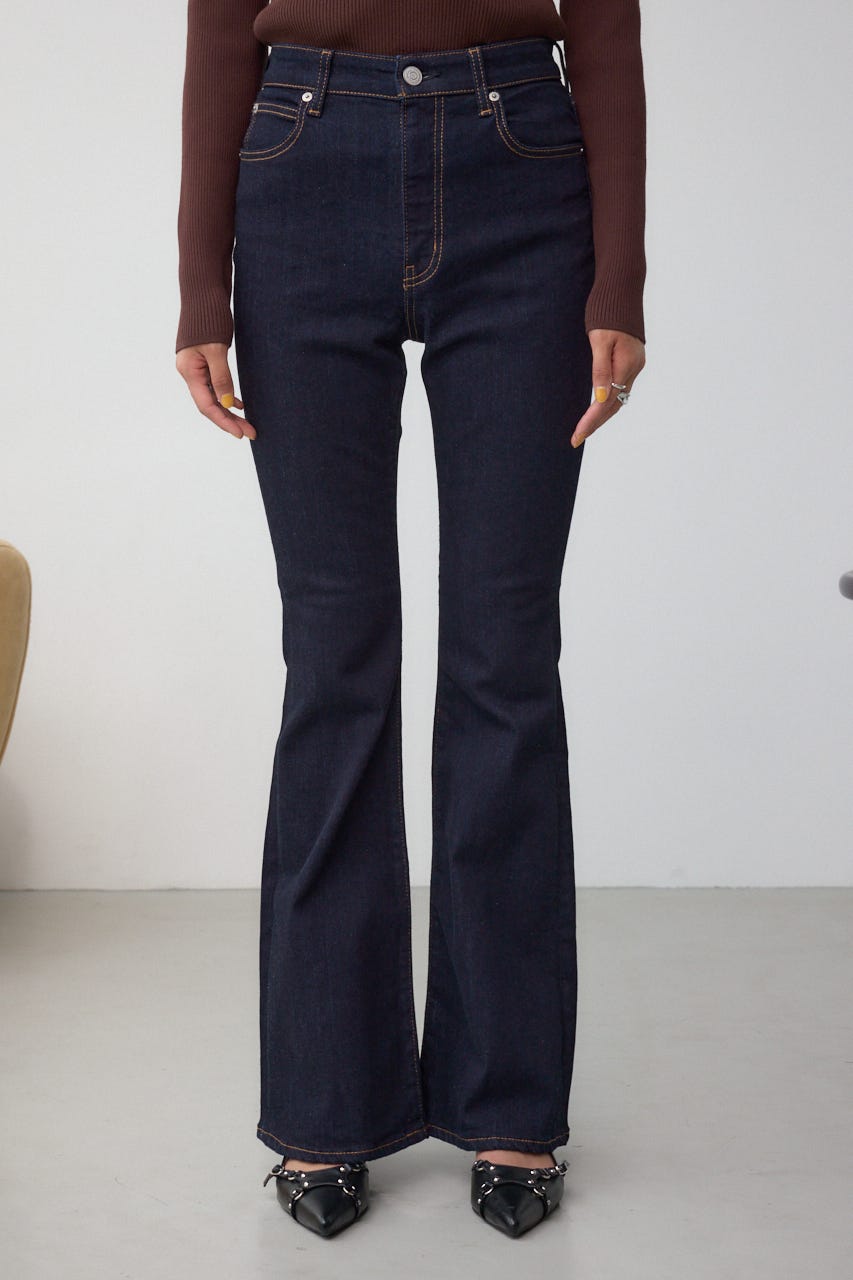 AZUL DENIM フレアデニムロング丈 One Wash S
