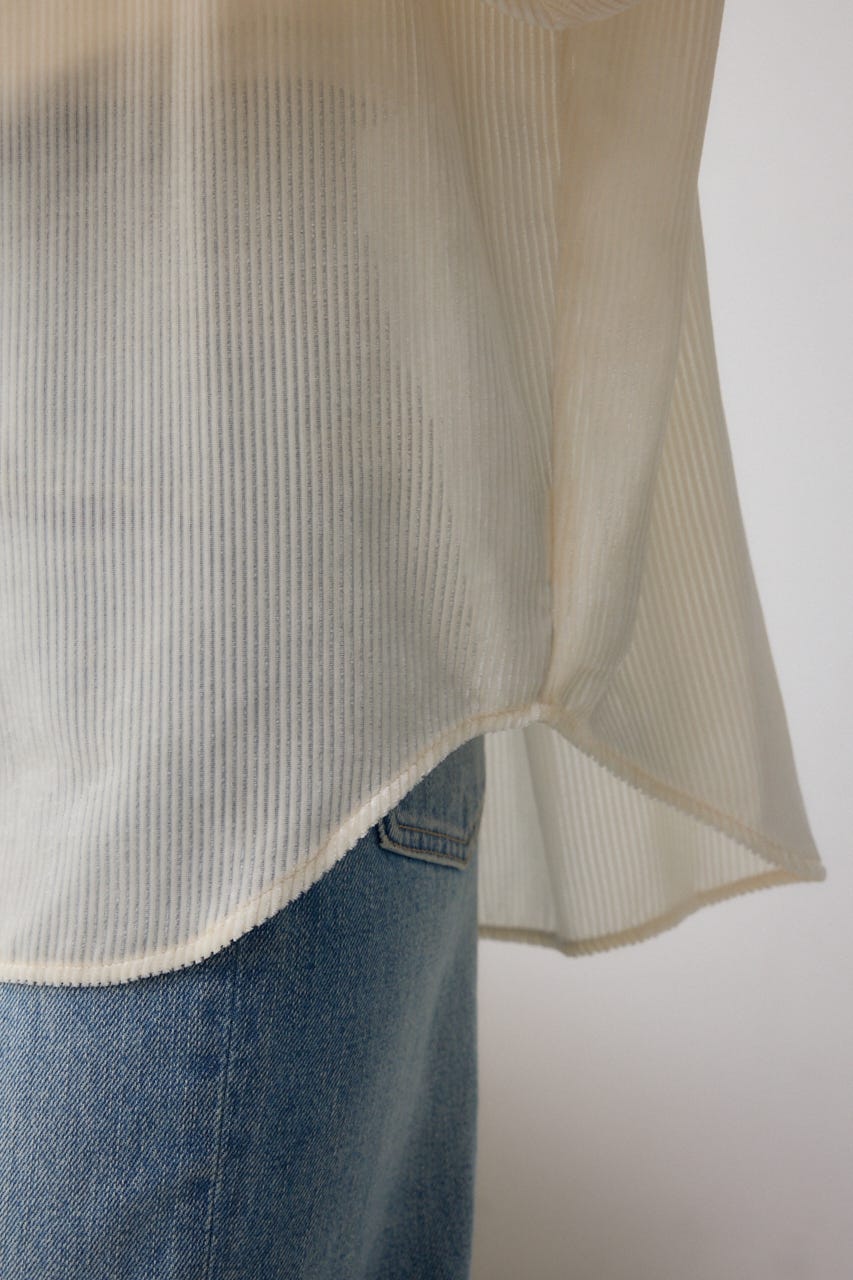 AZUL BY MOUSSY | シアーコーデュロイ袖スリットボタンシャツ