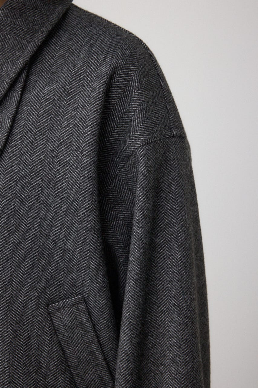 2WAY ジップブルゾン 柄BLK M