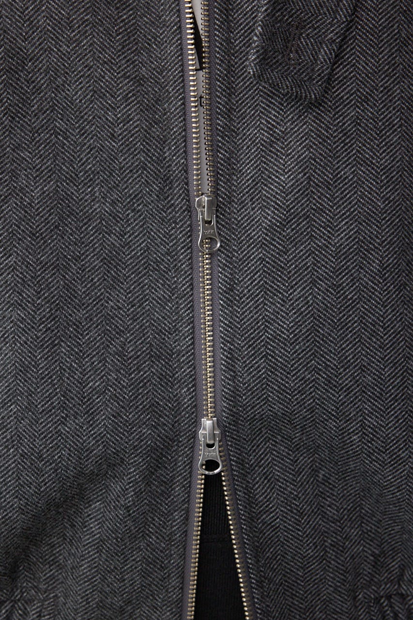 2WAY ジップブルゾン 柄BLK M