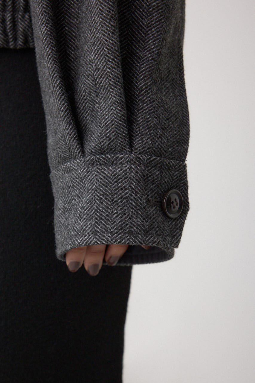 2WAY ジップブルゾン 柄BLK M